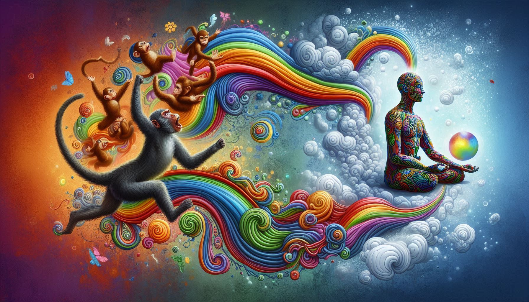 The Internal Tug-of-War: From Monkey Mind to Monk Mind - KIMU